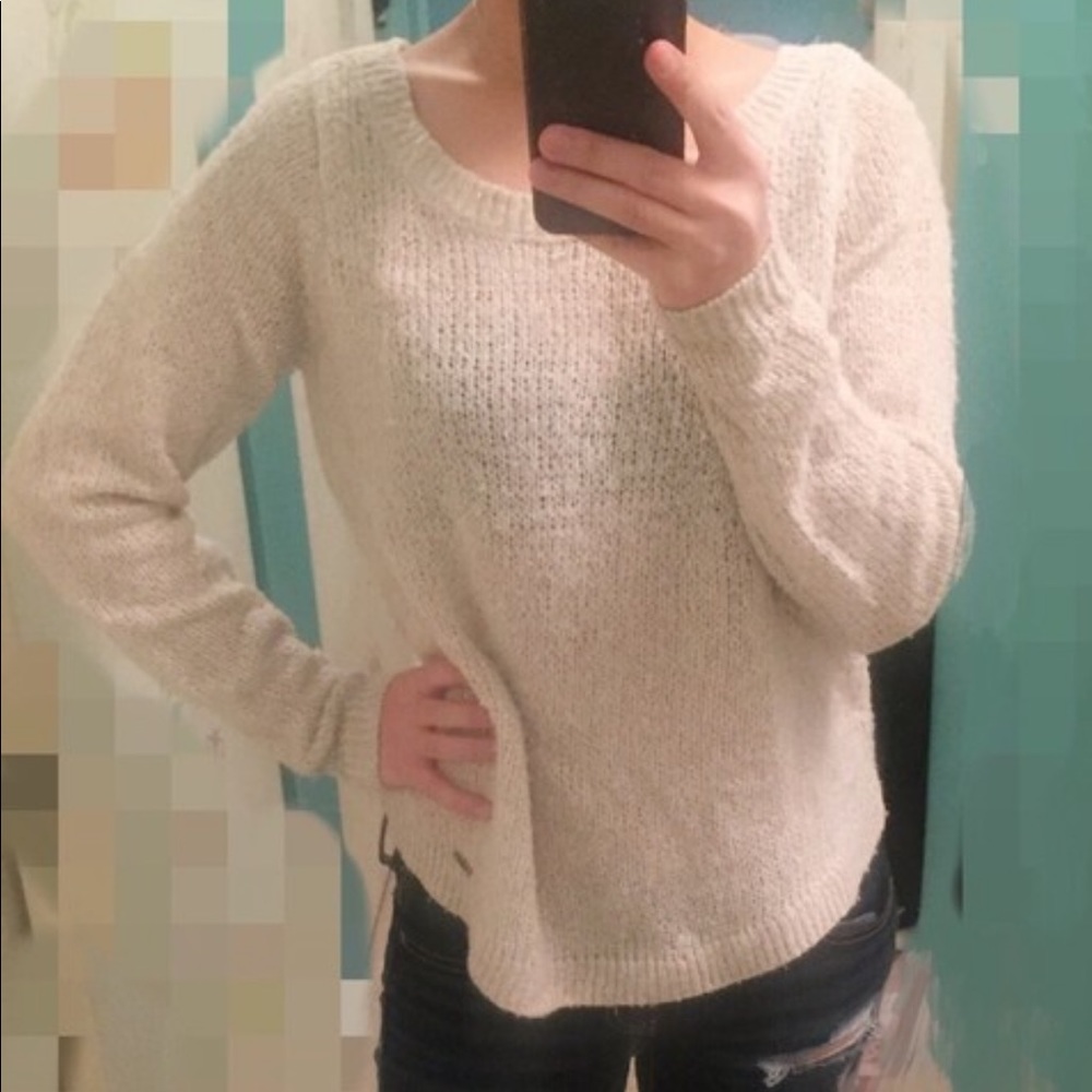 Abercrombie & Fitch metallic sweater
